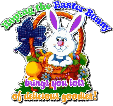 Easter bunny brings something