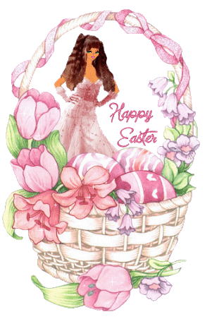 Happy easter day with sweet graphic