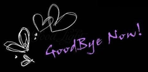 Good bye now