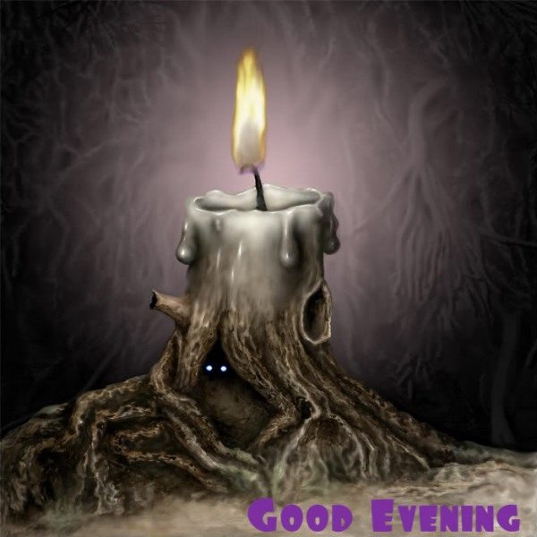 Good evening with candle