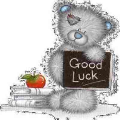 Good luck bear