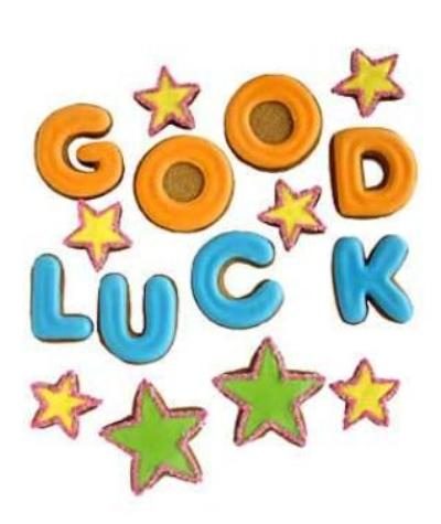 Good luck