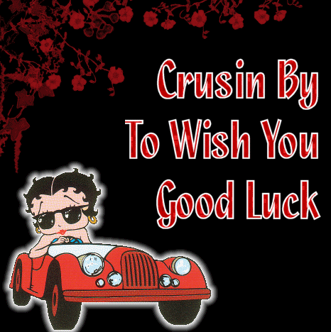 Crusin by to wish you good luck