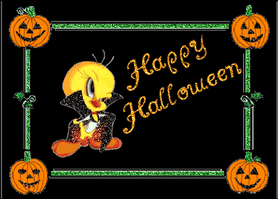 Glowing halloween graphic
