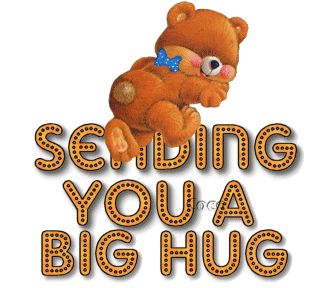 A bear sending you a big hug
