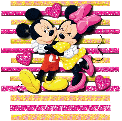 Mickey and minnie hug image