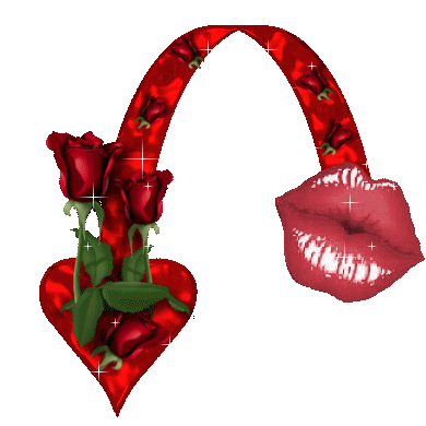 Beautiful kiss graphic