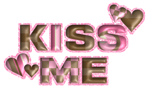Twinkling kiss graphic!