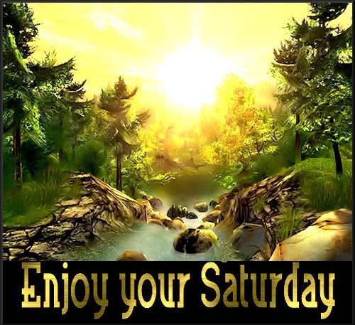 Enjoy your saturday