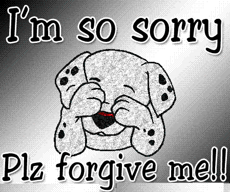 So sorry please forgive me