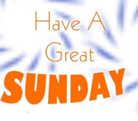 Animated sunday graphic