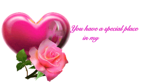You have a special place in my heart