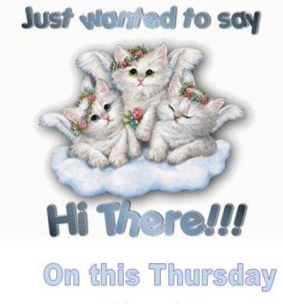 Just wanted to say Happy thursday