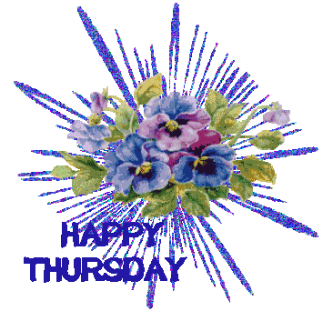Happy Thursday With Colorful flowers - DesiComments.com