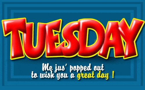 Animated tuesday graphic 