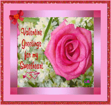 Valentine greetings for my sweeheart