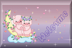 Cute little pigs – welcome glitter