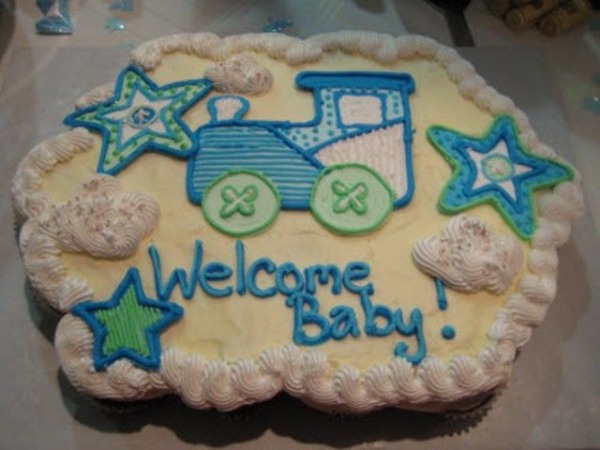 Welcome -baby cake