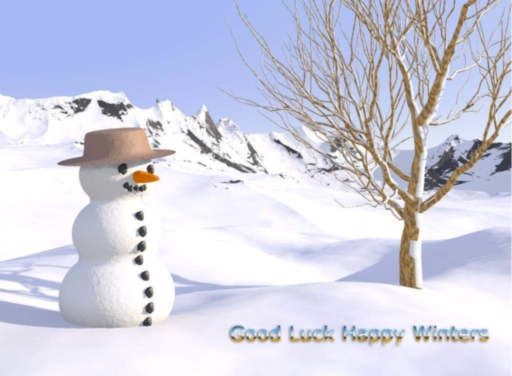 Good luck happy winter