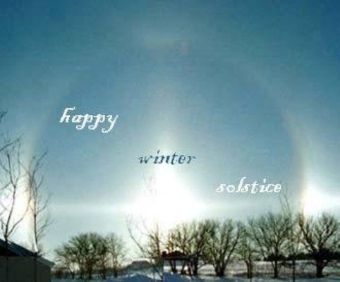 Happy winter solstice graphic