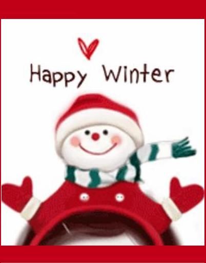 Lovely happy winter graphic