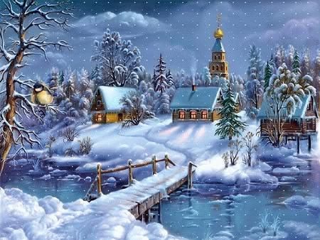 Beautiful winter scene