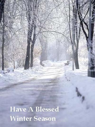 Have a blessed winter season