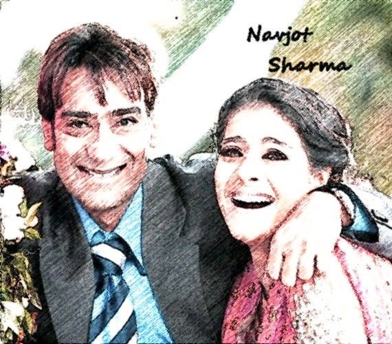 Ajay Devgan and Kajol