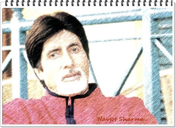 Sketch Of Amitabh bachchan