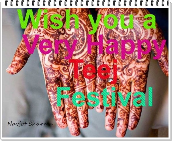 Wish you very happy teej festival