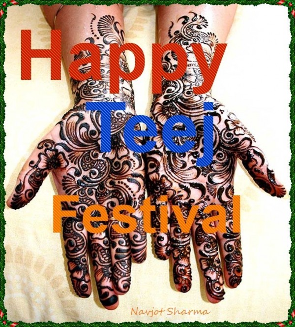 Wish you happy teej festival