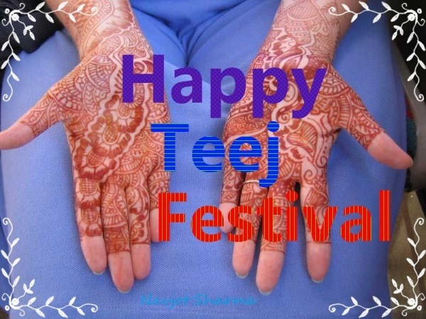 Happy teej festival