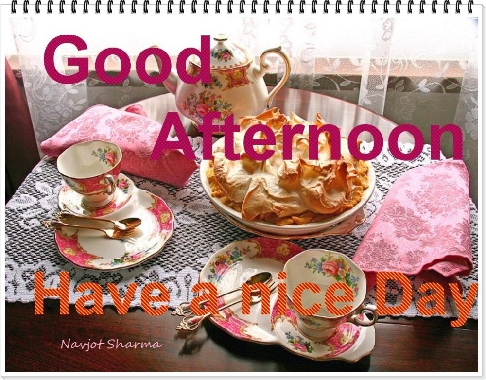 Good afternoon sweet friends - DesiComments.com