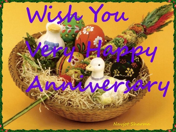 Wish you very happy anniversary