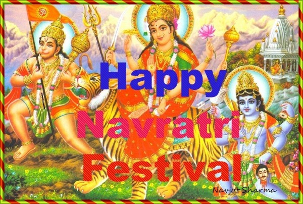 Happy navratri festival