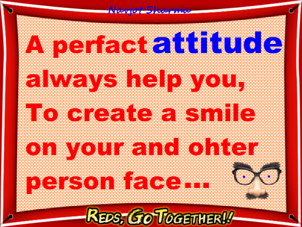 A Perfect Attitude