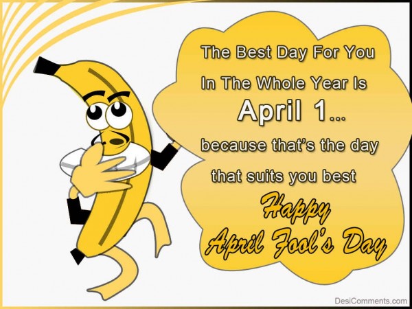Happy April Fool's Day