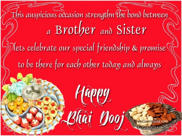 Wishing You A Very Happy Bhai Dooj