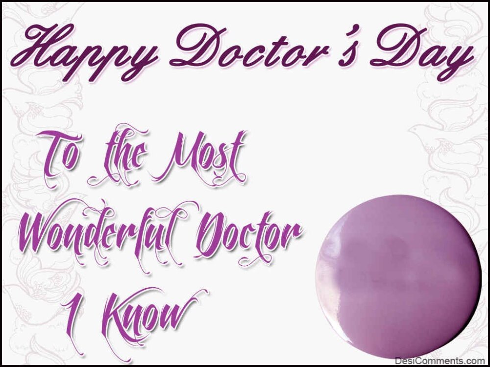 Happy Doctor’s Day - DesiComments.com