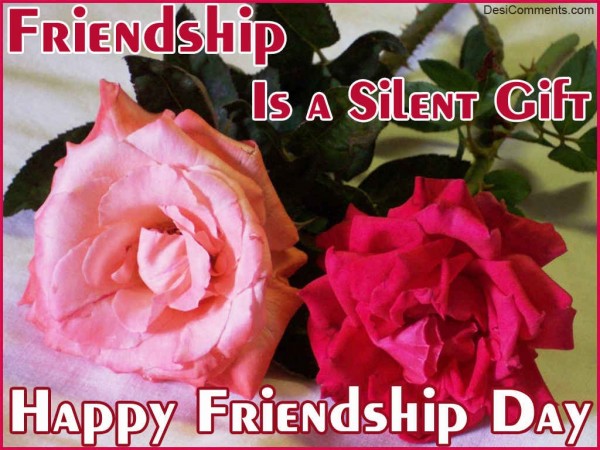 Friendship Is A Silent Gift