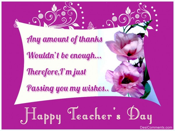 Happy Teacher’s Day