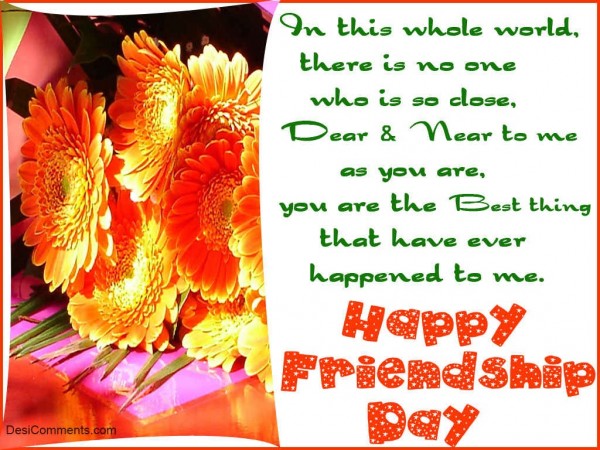 Happy Friendship Day