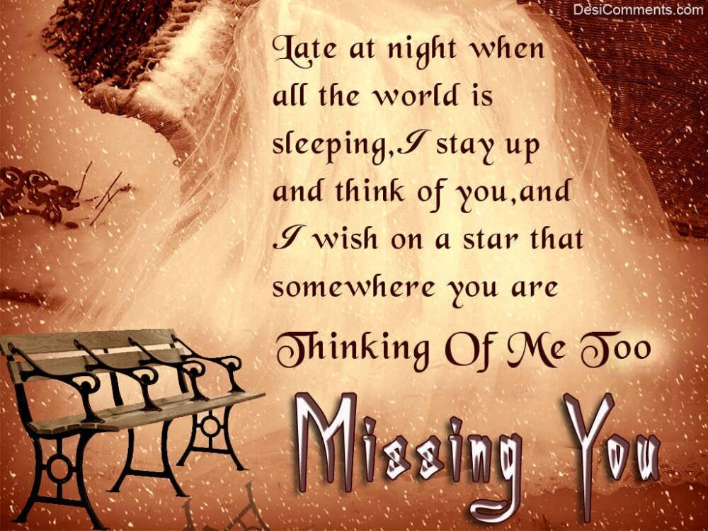 Missing You - DesiComments.com