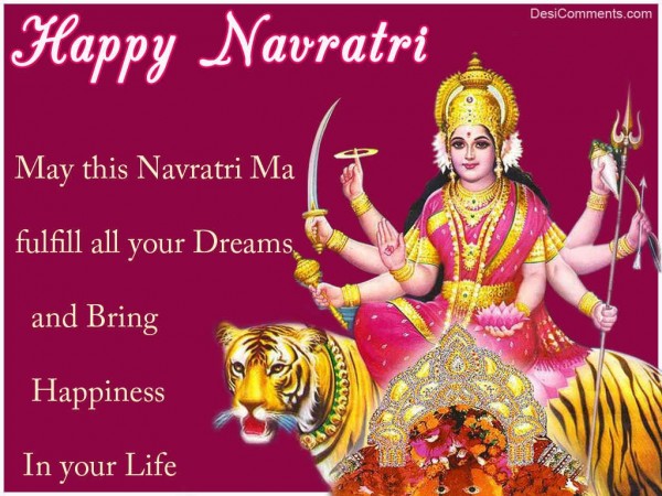 May This Navratri Ma Fullfill All Your Dreams