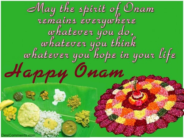 Wishing You A Very Happy Onam