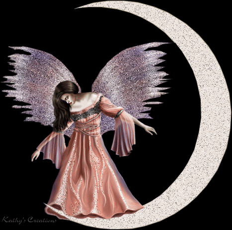 Angel On Moon