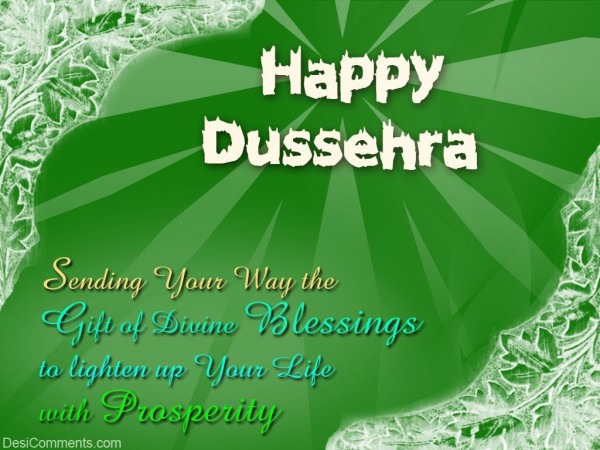 I Wish You Happy Dussehra…