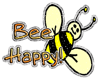 Bee Happy Glitter Desicomments Com