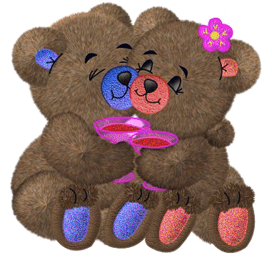 Cute Couple Bear Graphic