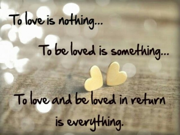 To Love Is Nothing